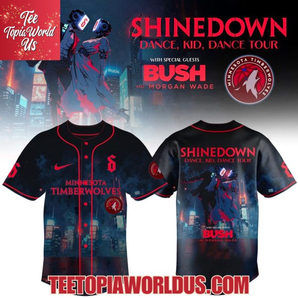 Minnesota Timberwolves x Shinedown Tour Merch 2025 Jersey