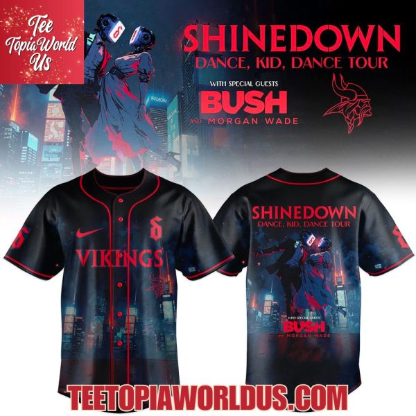 Minnesota Vikings x Shinedown Dance, Kid, Dance Tour Merch 2025 Jersey