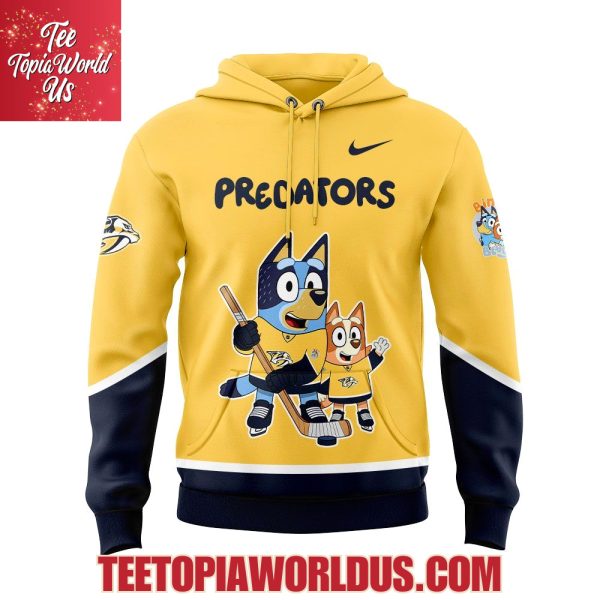 Nashville Predators Bluey and Bingo Hoodie