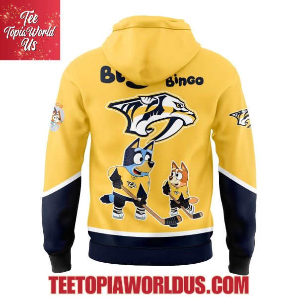 Nashville Predators Bluey and Bingo Hoodie