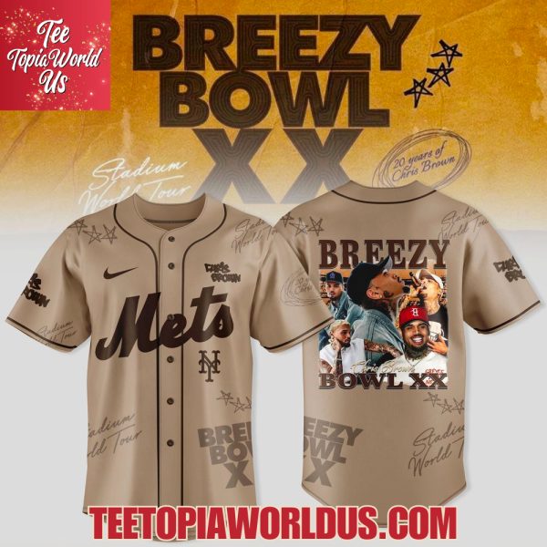New York Mets x Breezy Bowl XX World Tour Jersey