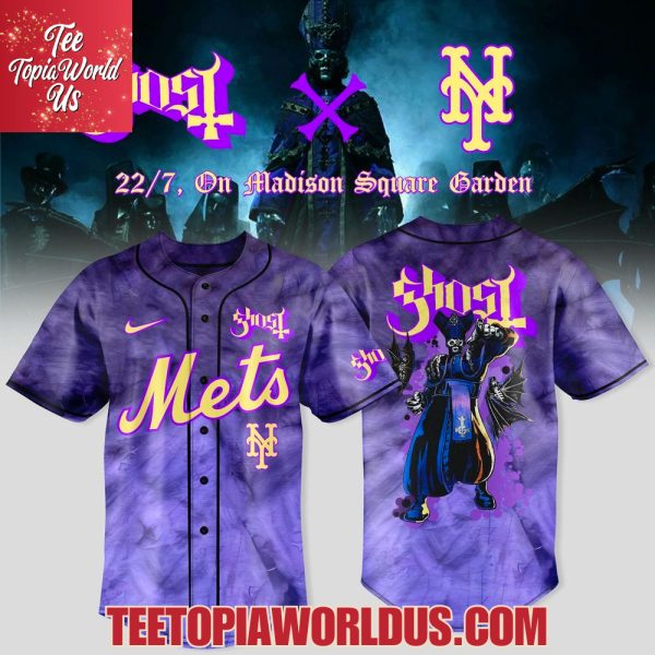 New York Mets x Ghost Band World Tour 2025 Jersey
