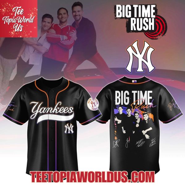 New York Yankees x Big Time Rush Tour 2025 Jersey