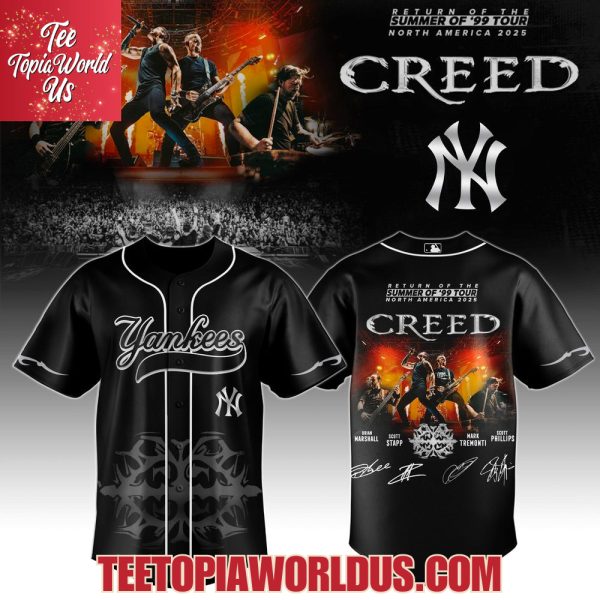 New York Yankees x CREED Summer of ’99 and Beyond Tour 2025 Jersey