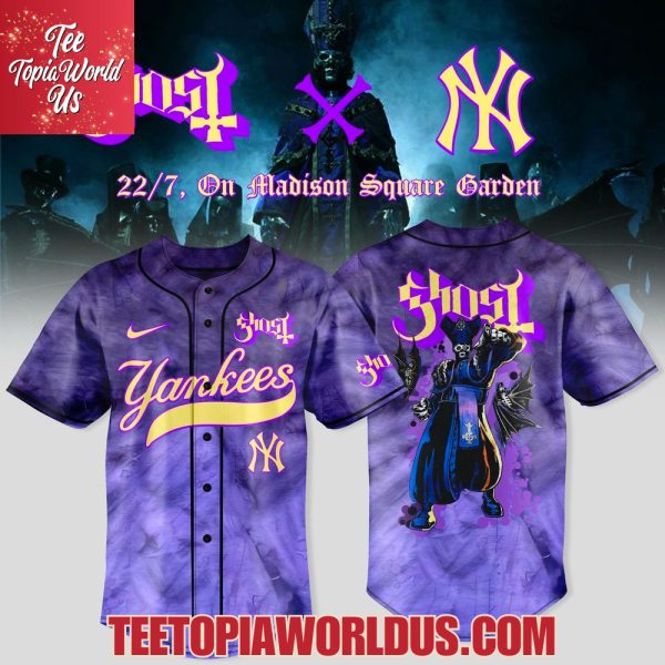 New York Yankees x Ghost Band World Tour 2025 Jersey