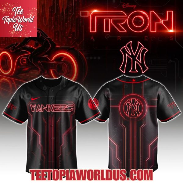 New York Yankees x Neon Red Lines Special Edition Jersey