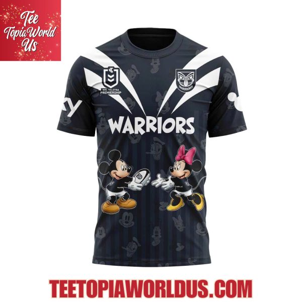 New Zealand Warriors x Mickey Mouse T-Shirt, Hoodie