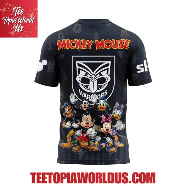 New Zealand Warriors x Mickey Mouse T-Shirt, Hoodie