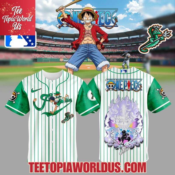 Norfolk Tides One Piece Straw Hat Luffy Gear 5 Jersey
