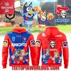 Newcastle Knights x Bluey and Bingo Hoodie
