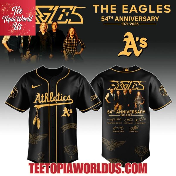 Oakland Athletics x Eagles Band Music Jersey 2025