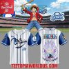 Sacramento River Cats Straw Hat Luffy Gear 5 Jersey