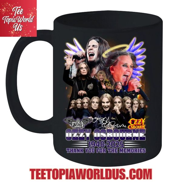 Ozzy Osbourne 1948-2025 Thank You For The Memories T-Shirt