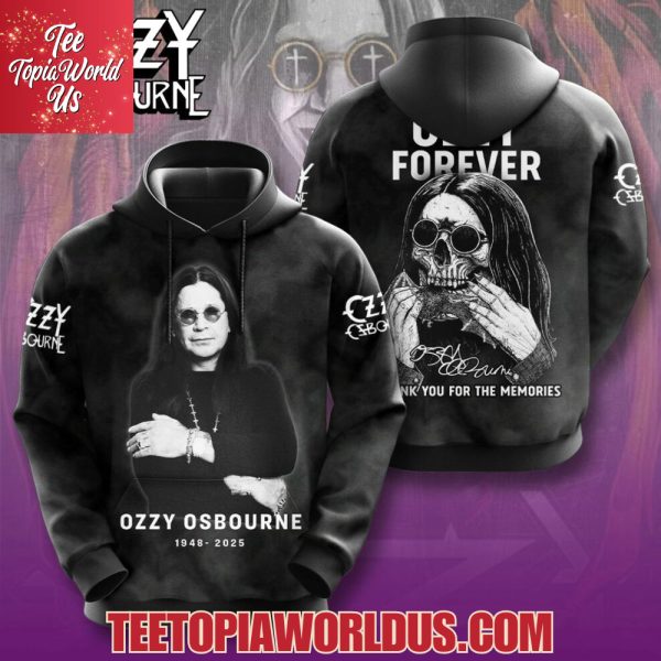 Ozzy Osbourne Forever Thank You For The Memories T-Shirt, Hoodie