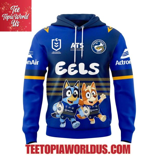 Parramatta Eels x Bluey and Bingo Hoodie