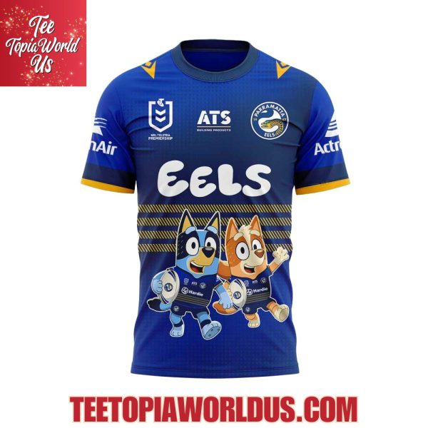 Parramatta Eels x Bluey and Bingo Hoodie