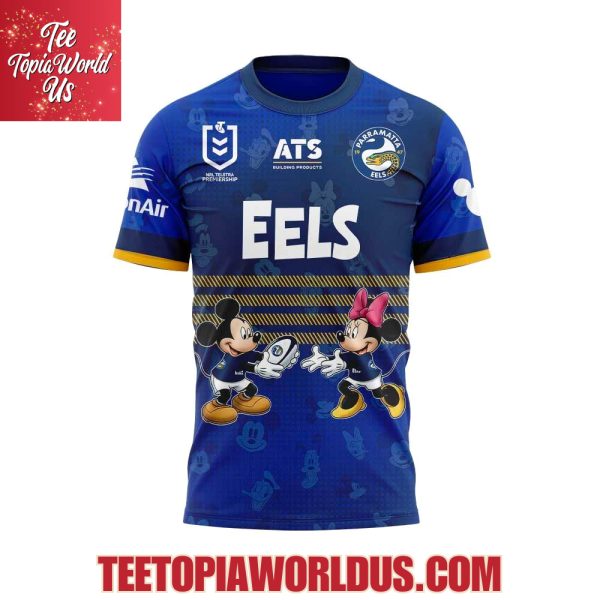 Parramatta Eels x Mickey Mouse T-Shirt, Hoodie