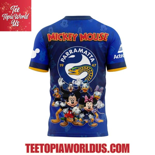 Parramatta Eels x Mickey Mouse T-Shirt, Hoodie