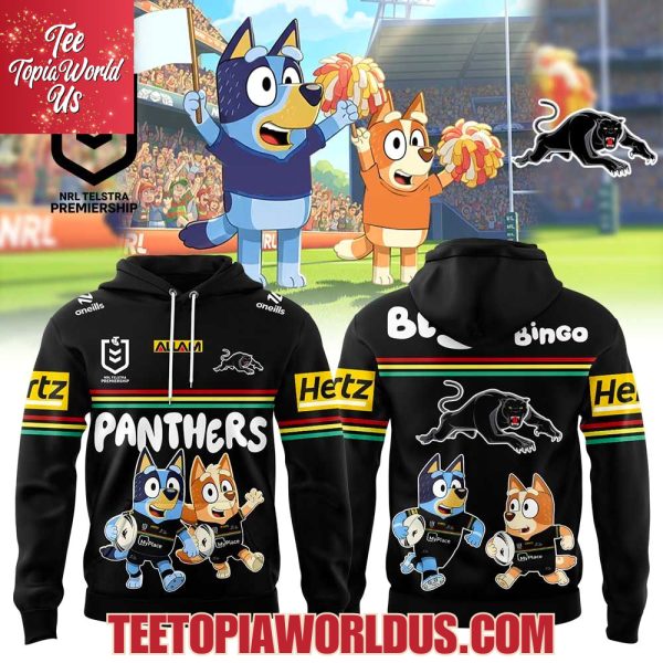 Penrith Panthers Bluey and Bingo Hoodie