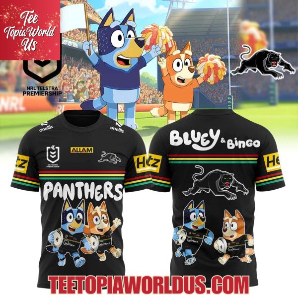 Penrith Panthers Bluey and Bingo Hoodie