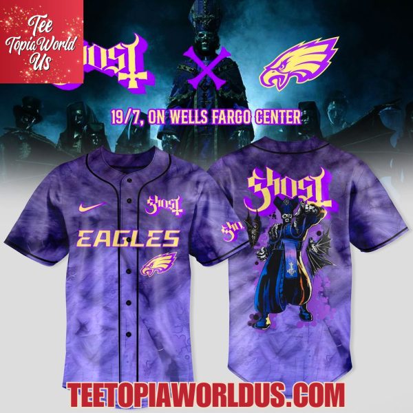 Philadelphia Eagles x Ghost Band World Tour 2025 Jersey