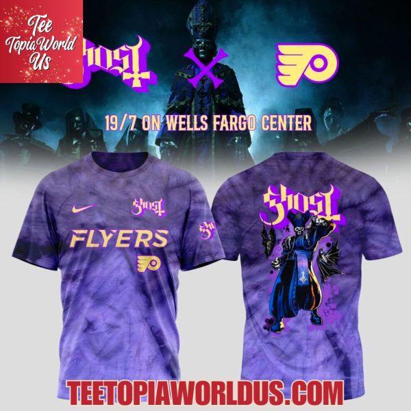 Philadelphia Flyers x Ghost Tour Merch 2025 T-Shirt