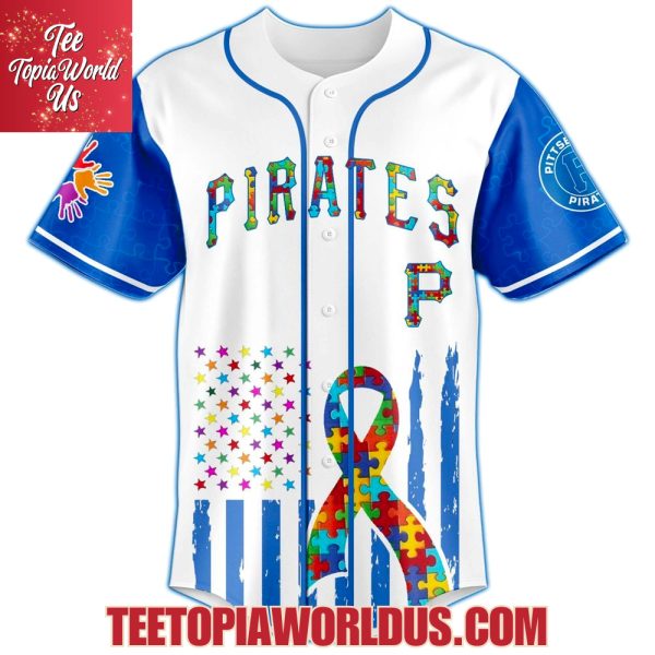 Pittsburgh Pirates × Special Autism Awareness Month Limited Edition Jersey