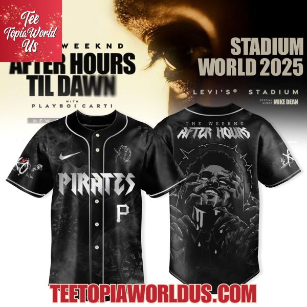 Pittsburgh Pirates x After Hours Til Dawn 2025 The Weeknd Jersey