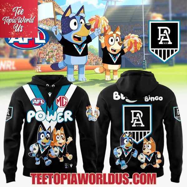 Port Adelaide Power x Bluey and Bingo Hoodie