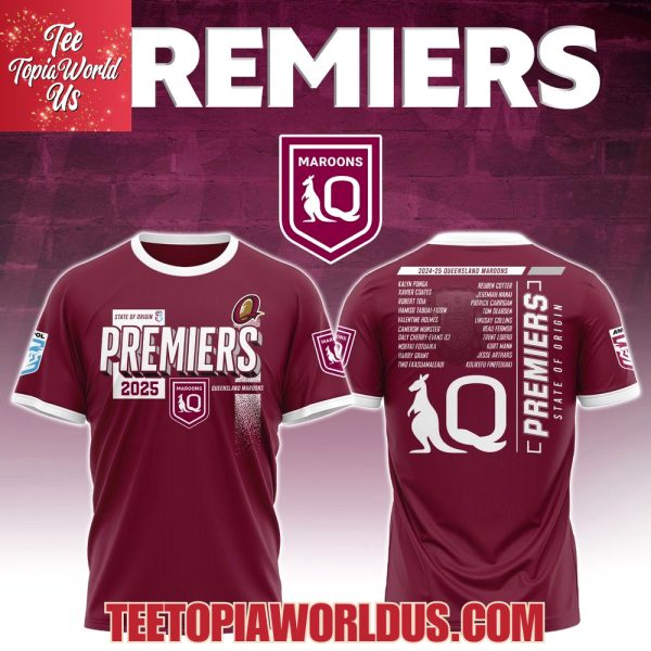 Queensland Maroons State of Origin Champions 2025 T-Shirt, Hoodie, Cap