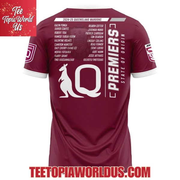 Queensland Maroons State of Origin Champions 2025 T-Shirt, Hoodie, Cap