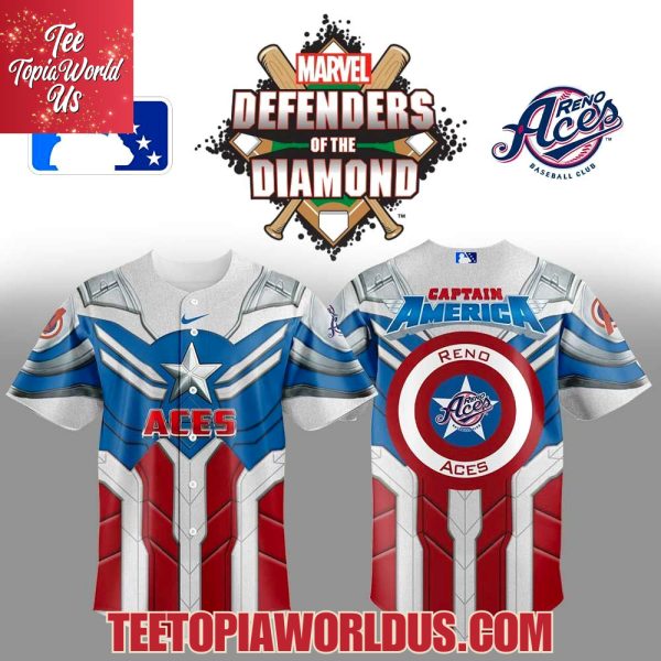 Reno Aces x Captain America Jersey