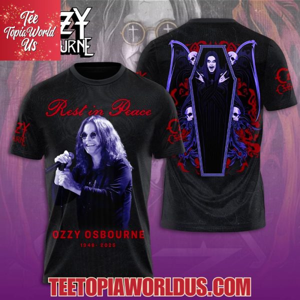 Rest In Peace Ozzy Osbourne 1948 – 2025 T-Shirt, Hoodie