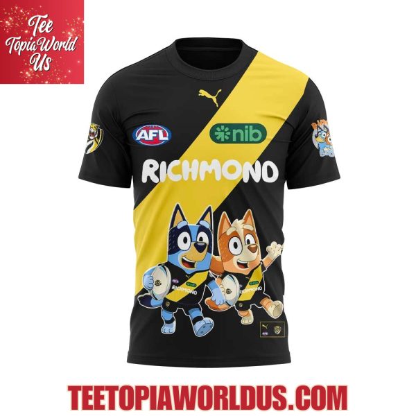 Richmond Tigers Bluey and Bingo Hoodie