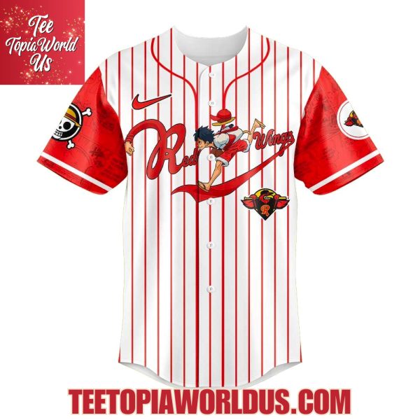 Rochester Red Wings One Piece Straw Hat Luffy Gear 5 Jersey