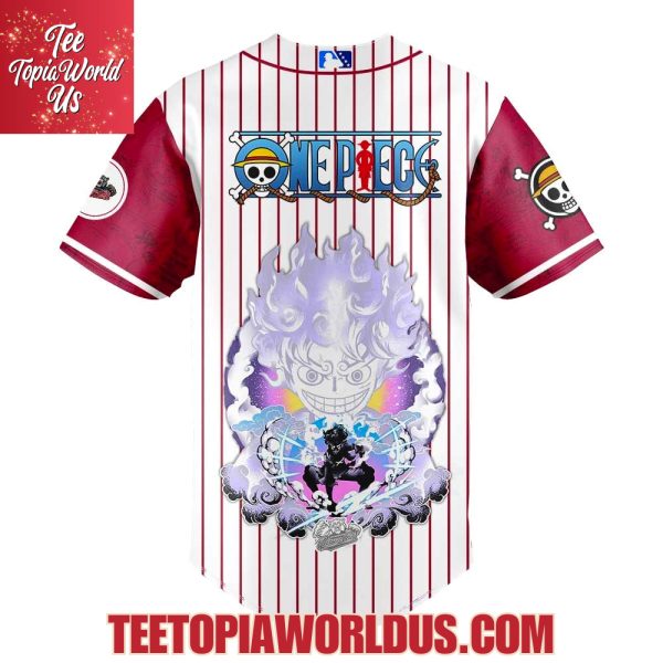 Sacramento River Cats Straw Hat Luffy Gear 5 Jersey