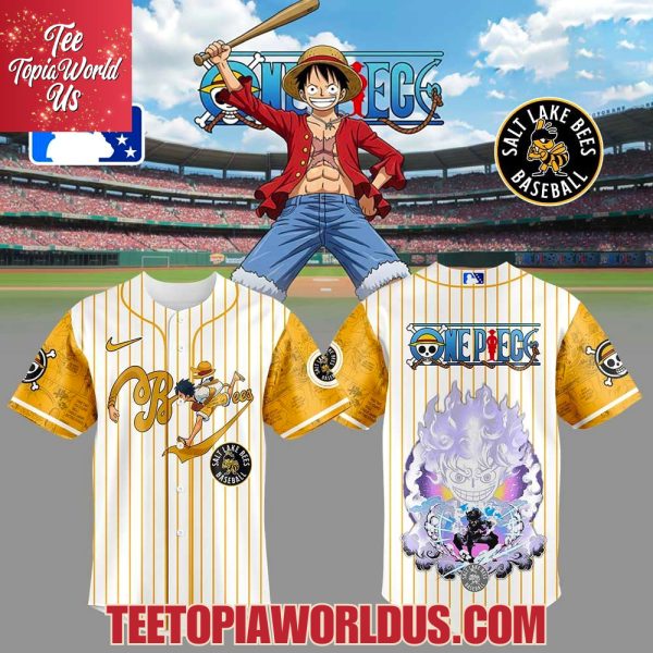 Salt Lake Bees Straw Hat Luffy Gear 5 Jersey