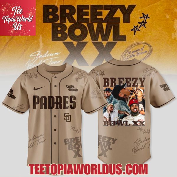San Diego Padres x Breezy Bowl XX World Tour Jersey