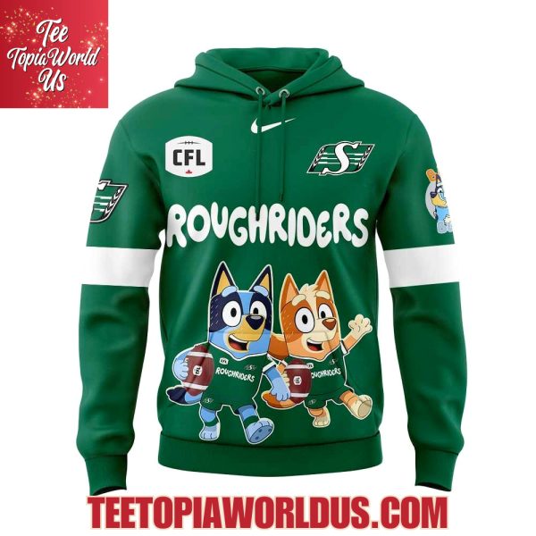 Saskatchewan Roughriders Bluey and Bingo Hoodie