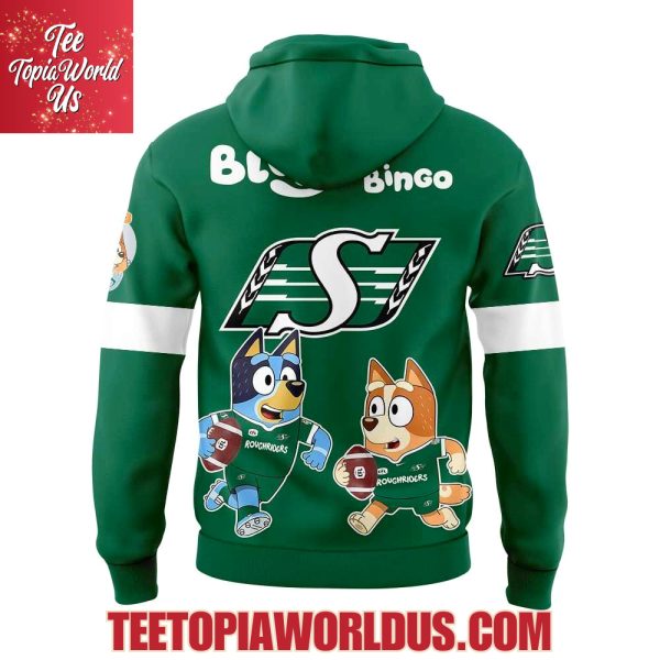 Saskatchewan Roughriders Bluey and Bingo Hoodie