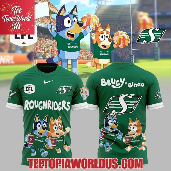 Saskatchewan Roughriders Bluey and Bingo Hoodie