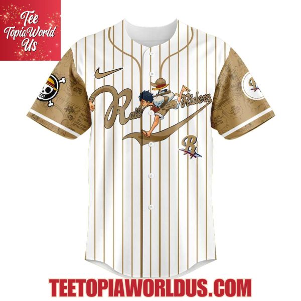 Scranton/Wilkes-Barre RailRiders One Piece Straw Hat Luffy Gear 5 Jersey