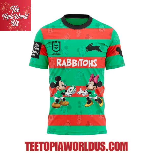 South Sydney Rabbitohs x Mickey Mouse T-Shirt, Hoodie