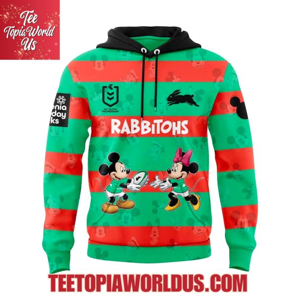 South Sydney Rabbitohs x Mickey Mouse T-Shirt, Hoodie