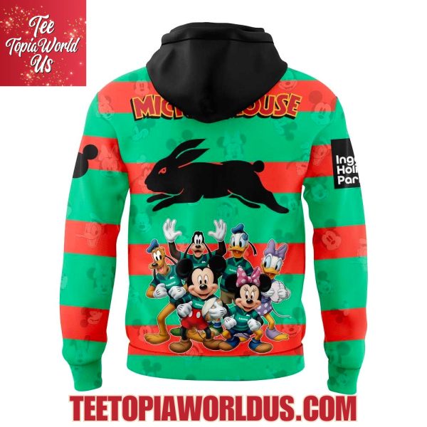 South Sydney Rabbitohs x Mickey Mouse T-Shirt, Hoodie