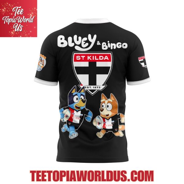 St Kilda Saints Bluey and Bingo Hoodie