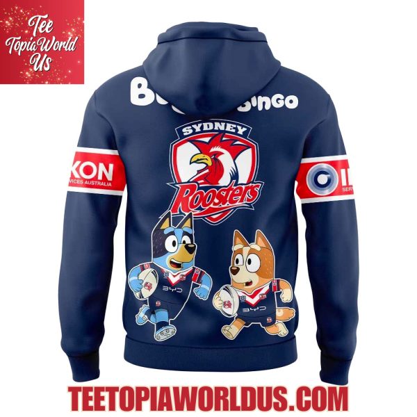 Sydney Roosters Bluey and Bingo Hoodie