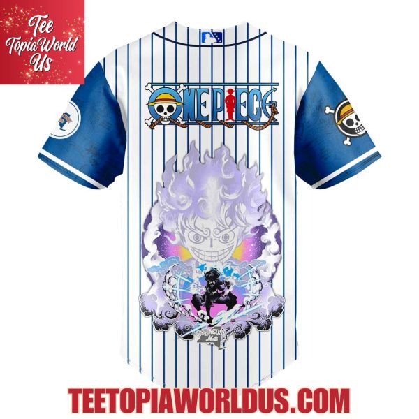 Syracuse Mets Straw Hat Luffy Gear 5 Jersey