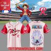 Gwinnett Stripers Straw Hat Luffy Gear 5 Jersey