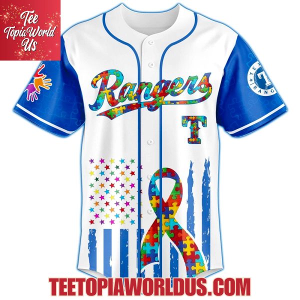Texas Rangers × Special Autism Awareness Month Limited Edition Jersey